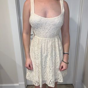 Free People White Lace Dress